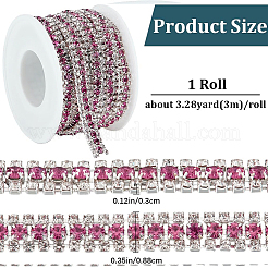 Железа горный хрусталь стразы цепи&nbsp;CH-WH0009-05S-01