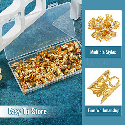 170 шт. 17 стиля железные манжеты для волос&nbsp;OHAR-TA0001-12G