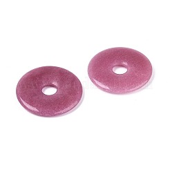 Gefärbte natürliche weiße Jade große Anhänger&nbsp;G-T144-43C