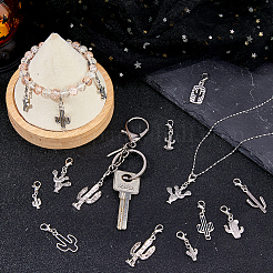 40 шт. 10 стильных подвесных украшений из сплава&nbsp;HJEW-FH00190