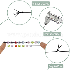 4 рулон эластичных шнуров 2 цветов&nbsp;EC-PA0001-02A