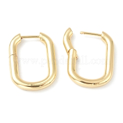 Latón pendientes de aro Huggie&nbsp;EJEW-L234-027A-G