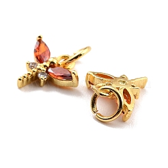 Латунные микро проложить кубического циркония подвески&nbsp;KK-A156-07G-RS