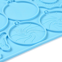 Moules en silicone pendentif thème de noël&nbsp;DIY-K051-03