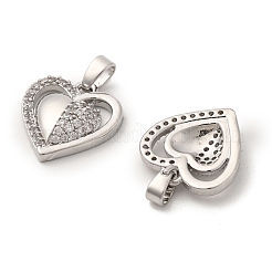 Латунные микро проложить кубического циркония подвески&nbsp;KK-G533-24P