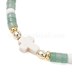 Природных драгоценных камней из бисера браслеты простирания&nbsp;BJEW-JB13396