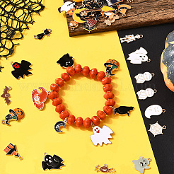 Подвески из сплава с эмалью на тему Хэллоуина&nbsp;FIND-SP0004-37