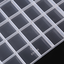 Conteneurs de stockage de perles en plastique&nbsp;X-CON-S043-032