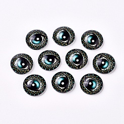 Glas cabochons&nbsp;GLAA-WH0015-22B-09