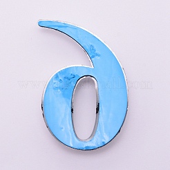 Пластиковые и ПВХ этикетки с номером&nbsp;LS-KY-WH0023-B06-01