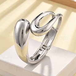 Браслеты из сплава на петлях для женщин&nbsp;BJEW-D312-01P