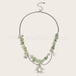 Модный кулон из цинкового сплава с солнечной звездой&nbsp;FS-WG24785-01