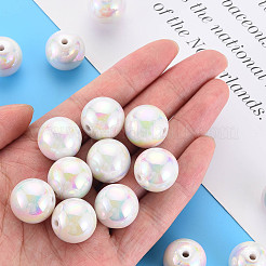 Непрозрачные акриловые бусины&nbsp;X-MACR-S370-18mm-01