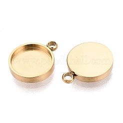 Cabochon-Anhängerkomponente aus Edelstahl 304&nbsp;STAS-Q113-26B-G