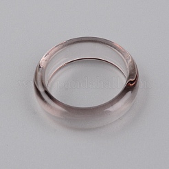 Anillos de resina transparentes&nbsp;RESI-WH0024-76L