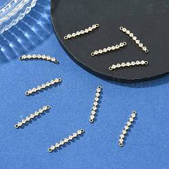 Verbindungsanhänger mit durchsichtigem Zirkonia-Pavé aus Messing&nbsp;XGRQ3P195-639G