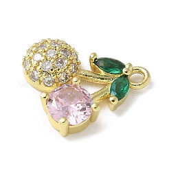 Латунные микро проложить кубического циркония подвески&nbsp;KK-P290-02B-G