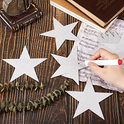 60 шт. бумажные блестящие звезды для украшения стены&nbsp;AJEW-SP0001-17B