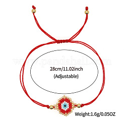Богемный регулируемый браслет из бисера Миюки с узором «сглаз» для женщин&nbsp;HR3742