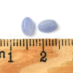 Cabochons d'agate dentelle bleue synthétique&nbsp;G-A094-01A-40