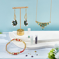 DIY-Set zur Schmuckherstellung aus Glasperlen&nbsp;SEED-NB0001-63