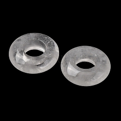 Cuentas europeas de cristal de cuarzo natural.&nbsp;G-C134-01G