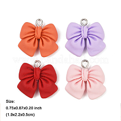 8шт 4 цвета подвески из смолы&nbsp;RESI-FP0001-46