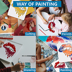 1 комплект трафаретов для рисования домашних животных DIY-MA0005-22B