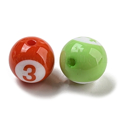 Непрозрачные акриловые бусины&nbsp;SACR-G039-01