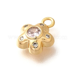 Латунные микро проложить кубического циркония подвески&nbsp;KK-K294-20G