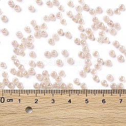 6/0 круглые стеклянные бусины непрозрачного цвета с радужным покрытием&nbsp;SEED-T006-04D-02