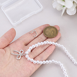2 pz. 925 fermagli twister in argento sterling placcati in rodio&nbsp;STER-PH0004-51P