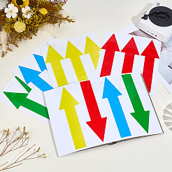 20 hoja de etiquetas adhesivas de flechas guía de papel de 4 colores&nbsp;DIY-GF0014-48