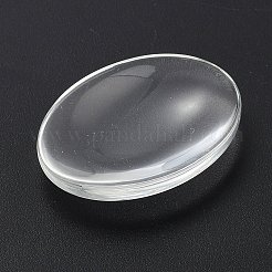 Glas cabochons&nbsp;LS-GLAA-WH0032-30