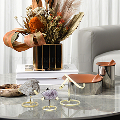 3 шт. 3 стиля держатель для дисплея из железного кристалла и минералов&nbsp;ODIS-PH0002-06