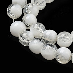 Стеклянные бусины кракле &nbsp;X1-GLAA-U001-8mm-07