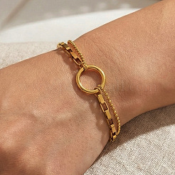Gliederarmbänder aus 304 Edelstahl&nbsp;WG64898-01