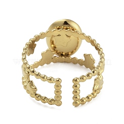 Овальные кольца на палец из натурального родохрозита&nbsp;RJEW-N046-05A-G