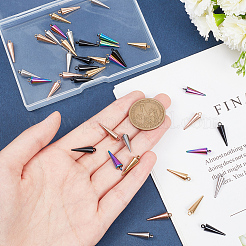 40 шт. подвески из нержавеющей стали 201 двух цветов&nbsp;STAS-UN0048-23