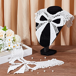 Кружевной воротник с цветочным бантом&nbsp;DIY-WH0656-28