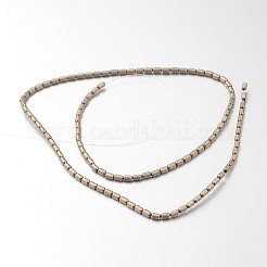 Electroplate non magnetici ematite sintetico fili di perline&nbsp;G-F300-39-F06