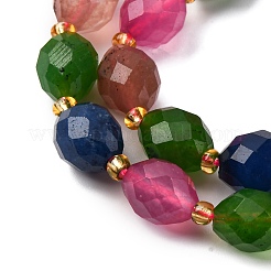 Бусины из натурального белого нефрита&nbsp;G-D305-B01-01G