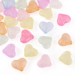 Светящиеся прозрачные акриловые бусины&nbsp;LACR-TA0001-07C