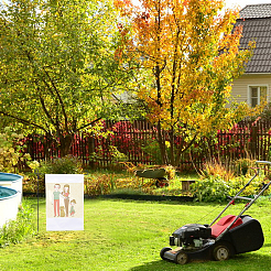 Флаг сада полиэстера&nbsp;DIY-GL0001-30