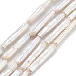 Natürliche Barock Keshi Perlen Stränge&nbsp;PEAR-P064-05A-02A