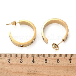 Серьги-гвоздики из нержавеющей стали 304&nbsp;EJEW-S253-17G