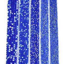 Chapelets de perles en verre transparente  &nbsp;EGLA-A044-T6mm-MB31