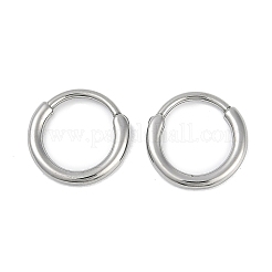 Orecchini a cerchio in acciaio chirurgico inossidabile 316&nbsp;EJEW-G416-42A-P
