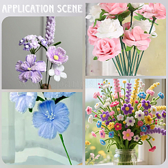 100шт железный стержень для цветка&nbsp;AJEW-SP0003-73A