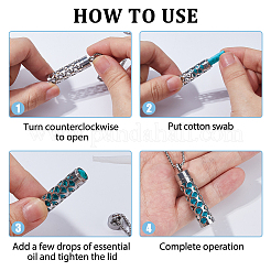 2 шт. 2 стиля ожерелья из нержавеющей стали в виде флаконов духов&nbsp;NJEW-FH0001-31